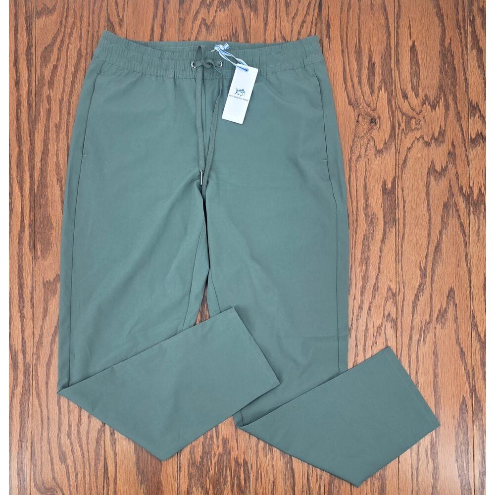 Southern‎ Tide Sage Green Jogger Pants S Stretch Athleisure Travel Lightweight